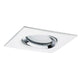 Premium EBL Set Nova IP65 eck LED 1x7W GU10 Ws matt-Chrom Alu Zi