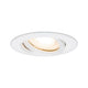 Premium EBL Set Nova IP65 schwenkbar LED 1x7W GU10 Weiß - Einbaustrahler mit warmweißem Licht.