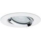 Premium EBL Set Nova IP65 schwenkbar LED 1x7W GU10 Ws matt-Chrom Alu Einbaustrahler in modernem Design.