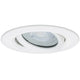 Premium EBL Set Nova IP65 schwenkbar LED 1x7W GU10 Weiß Einbaustrahler in elegantem Design