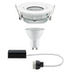 Premium EBL Set Nova IP65 schwenkbar LED 1x7W GU10 Weiß - Einbaustrahler und LED-Leuchtmittel für Feuchträume