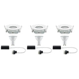 Premium EBL Set Nova IP65 schwenkbar LED 3x7W GU10 Weiß