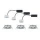 Premium EBL Set Reflector Coin rd schwb. Dimmbar LED 3x6,8W Alu Einbaustrahler mit gerichtetem Licht.