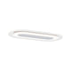 Premium EBL Set Whirl oval LED 1x8W 115x230mm Alu-Gedreht - moderne LED Deckenleuchte in elegantem Design.
