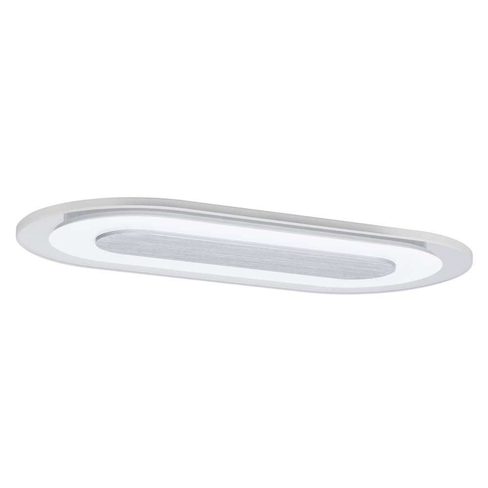 Premium EBL Set Whirl oval LED 1x8W 115x230mm Alu-Gedreht in elegantem Design mit blendfreiem Licht.