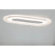 Premium EBL Set Whirl oval LED 1x8W 115x230mm Alu-Gedreht, elegante Einbauleuchte in Warmweiß.