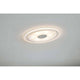 Premium EBL Set Whirl rd dim LED 3x5,5W 120mm Alu-Gedreht Satin in der Decke, blendfreies warmweißes Licht.