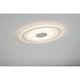 Premium EBL Set Whirl rund LED 1x6W Alu-Gedreht Satin Alu Acryl in Decke eingebaut