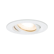 Premium EBS Nova IP65 schwenkbar Weiß Einbaustrahler für Feuchträume, modern und weiß