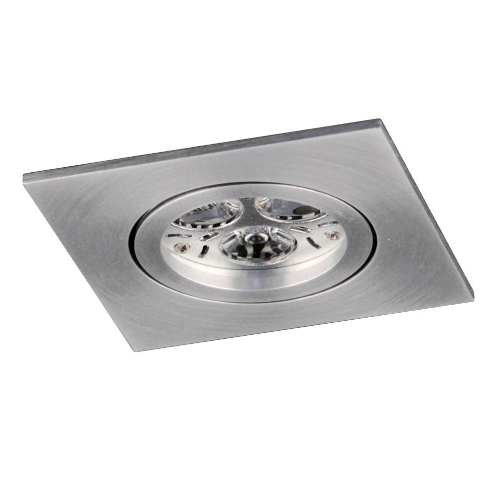 GU10 recessed spotlight Prim pivoting 230V aluminum matt