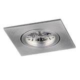 s.luce GU10 Einbaustrahler Prim schwenkbar 230V Alu-Matt