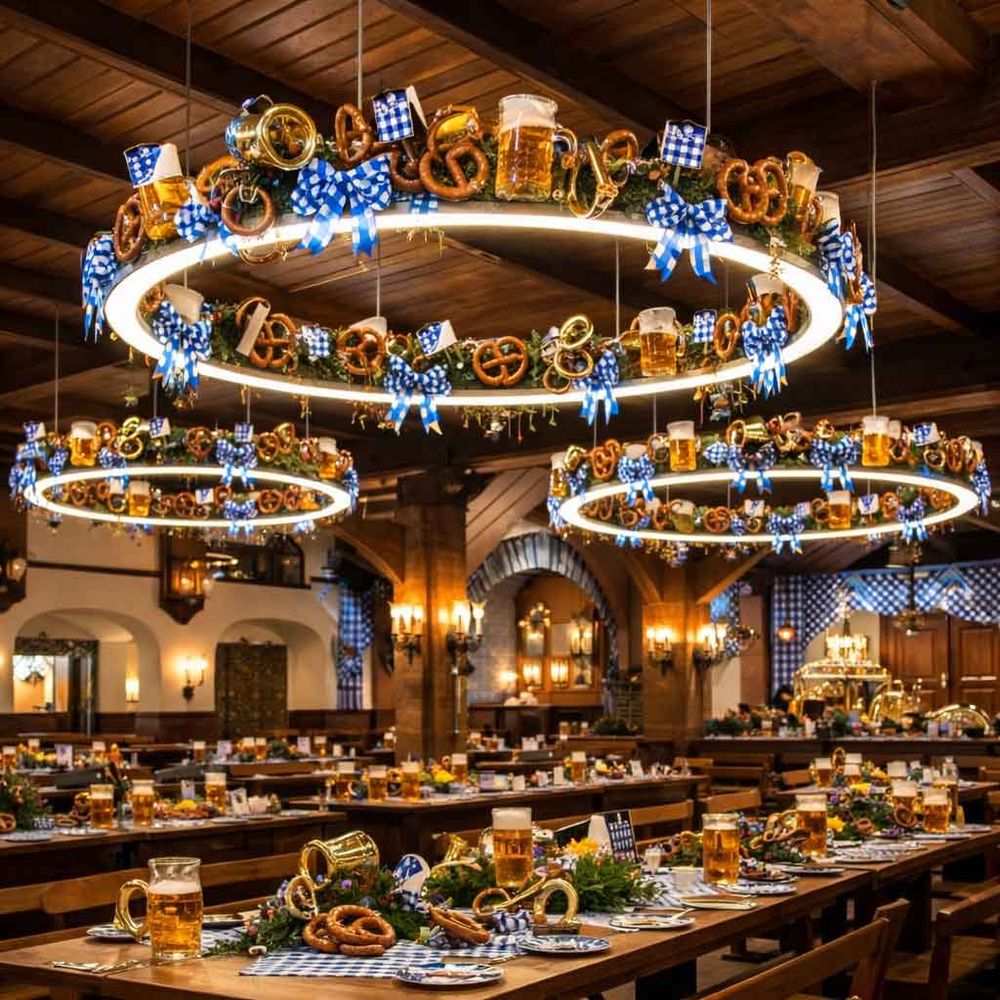 Pro Light LED Ring Suspension lumineuse avec bac à plantes intégré – Fabrication sur mesure 