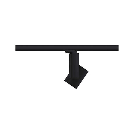 ProRail3 LED track spotlight Zeuz 15° dimmable black on a track system, dimmable and versatile in use.