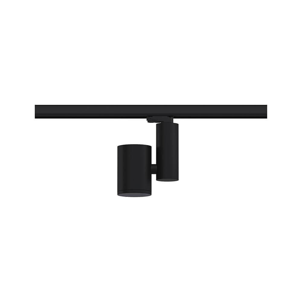 ProRail3 LED Schienenspot Zeuz 60° Dimmbar Schwarz - moderner, dimmbare LED Spot für gezielte Beleuchtung.