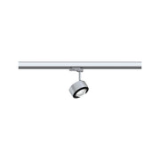 ProRail3 LED spot sur rail Aldan 8,2W dimmable argent, noir monté sur un rail