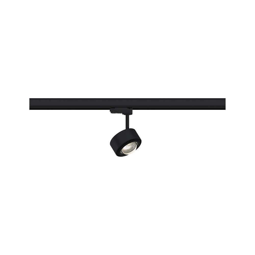 ProRail3 LED Schienenspot Aldan Dimmbar Schwarz, Chrom