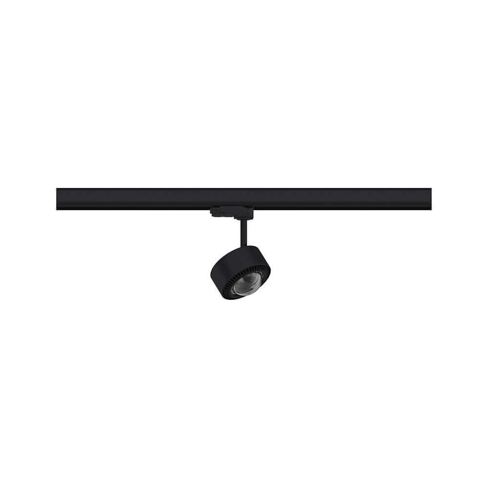 ProRail3 LED Schienenspot Aldan Dimmbar Schwarz, Chrom