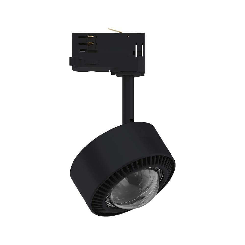 ProRail3 LED Schienenspot Aldan Dimmbar Schwarz, Chrom