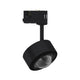 ProRail3 LED Schienenspot Aldan Dimmbar Schwarz, Chrom - elegantes Design mit Halbkugel-Glaslinse.