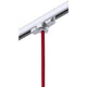 ProRail3 Pendelleuchteadapter Universal Silber in Silber mit rotem Kabel montiert.
