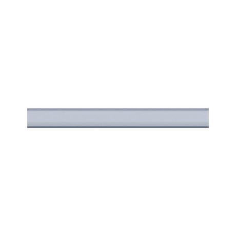 ProRail3 track 1m silver - flexible 3-circuit track system lighting element in silver.
