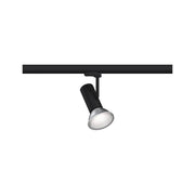 Projecteur sur rail ProRail3 Apol Noir - spot flexible pour tableaux et objets, adapté aux couloirs et passages.