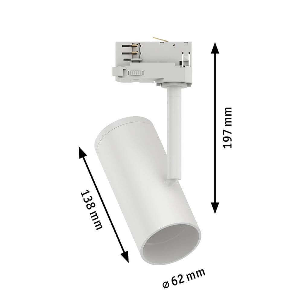 Prorail3 rail spot apole dimmable white