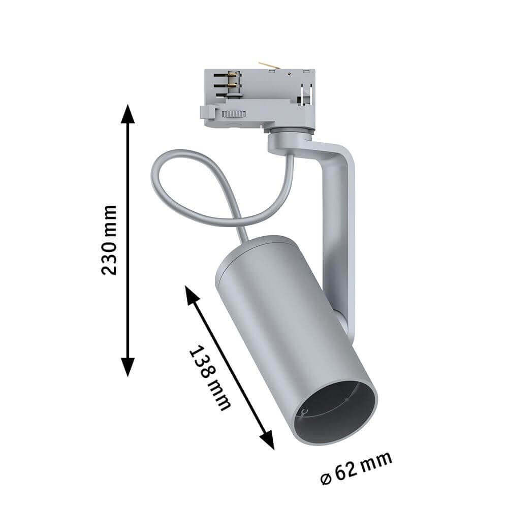 Prorail3 rail spot apol II dimmable chrome
