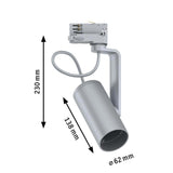 Prorail3 rail spot apol II dimmable chrome