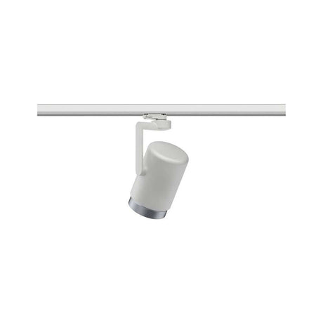 ProRail3 track spotlight Asthene dimmable white mounted on a track, offers flexible lighting design.