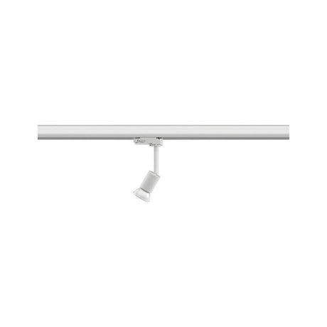 ProRail3 track spotlight Purell dimmable white on a track, flexible and modern lighting element.