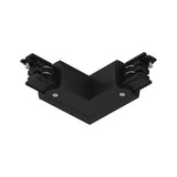 ProRail3 Verbinder L-Stück in Schwarz für flexible L-Installationen im 3-Phasen-Schienensystem