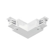 ProRail3 stik L-stykke udvendig hvid til individuelle L-installationer i skinnesystemet.