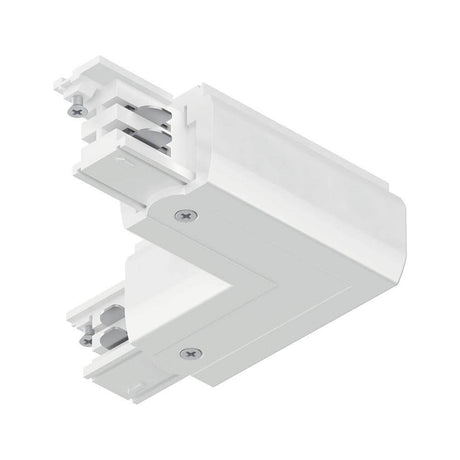 ProRail3 connector L-piece inside white - internal connector for L installations in white.