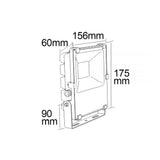 Ammattimainen LED Flutter Kaltweiß 20W 2550lm Antrasiitti IP66