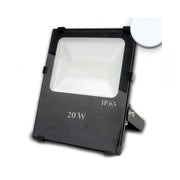 Profi LED Fluter Kaltweiß 20W 2550lm Anthrazit IP66 - Wasserdichter LED-Fluter für Innen und Außen mit blendungsreduzierter Lichtstreuung.