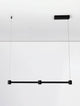 Puize LED Pendelleuchte 3-flammig 3000K Schwarz