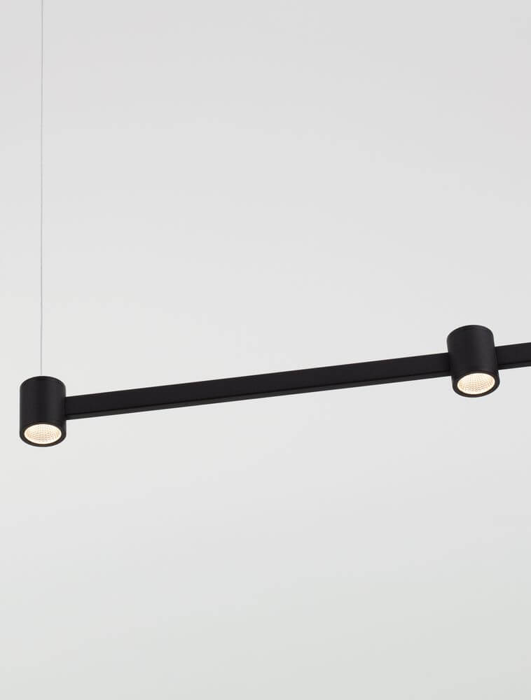 Puize LED Pendelleuchte 3-flammig 3000K Schwarz