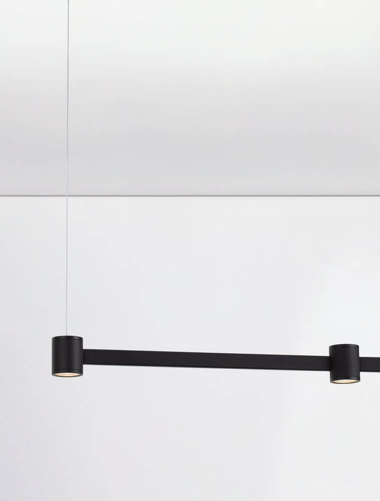 Puize LED Pendelleuchte 3-flammig 3000K Schwarz