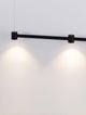 Puize LED Pendelleuchte 3-flammig 3000K Schwarz