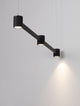 Puize LED Pendelleuchte 3-flammig 3000K Schwarz