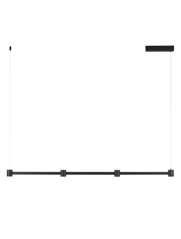 Puize LED Pendelleuchte 4-flammig 3000K Schwarz | skapetze®