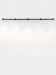 Puize LED Pendelleuchte 5-flammig 3000K Schwarz