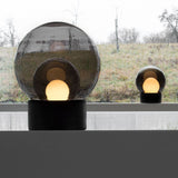 Pulpo LED pöytävalaisin Boule High Ø 52cm