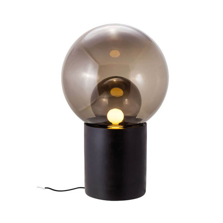 Pulpo LED table lamp Boule High Ø 52cm with an elegant design and hand-blown spherical glass