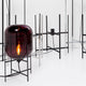 Pulpo LED Tischleuchte Oda Small, moderne Beleuchtung, industrieller Stil mit mundgeblasenem Glas, schlankes Design.