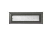 Pulsar LED Außenwandleuchte Rechteckig Abstrahlwinkel 62° Dunkelgrau IP54, moderne dunkelgraue Außenlampe