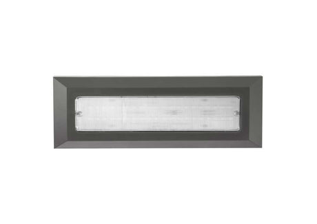 Pulsar LED rectangular outdoor wall light beam angle 62° dark grey IP54 for stylish outdoor lighting