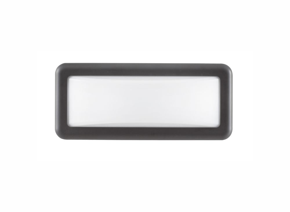 Pulsar LED Außenwandleuchte Rechteckig Abstrahlwinkel 67° Dunkelgrau IP54