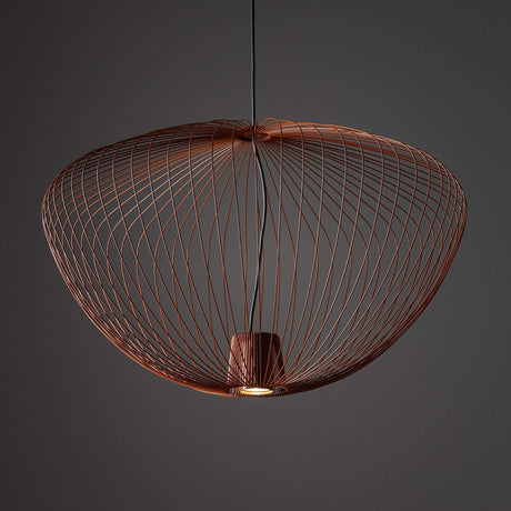 Pumpkin L Hängeleuchte Ø 70cm H 45cm in modernem Design mit eleganter Linienführung.